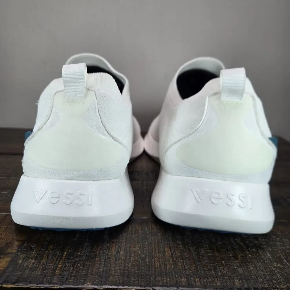 NEW Vessi Everyday Move Slip On Mens Size 14 Waterproof Shoe Sneaker Polar White